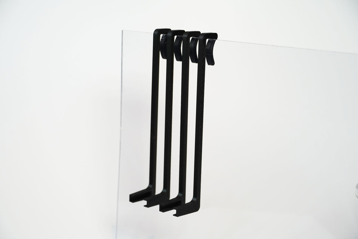 ShrimpPuddle Moospad Glashalter – 4er Pack – Montage an Glas