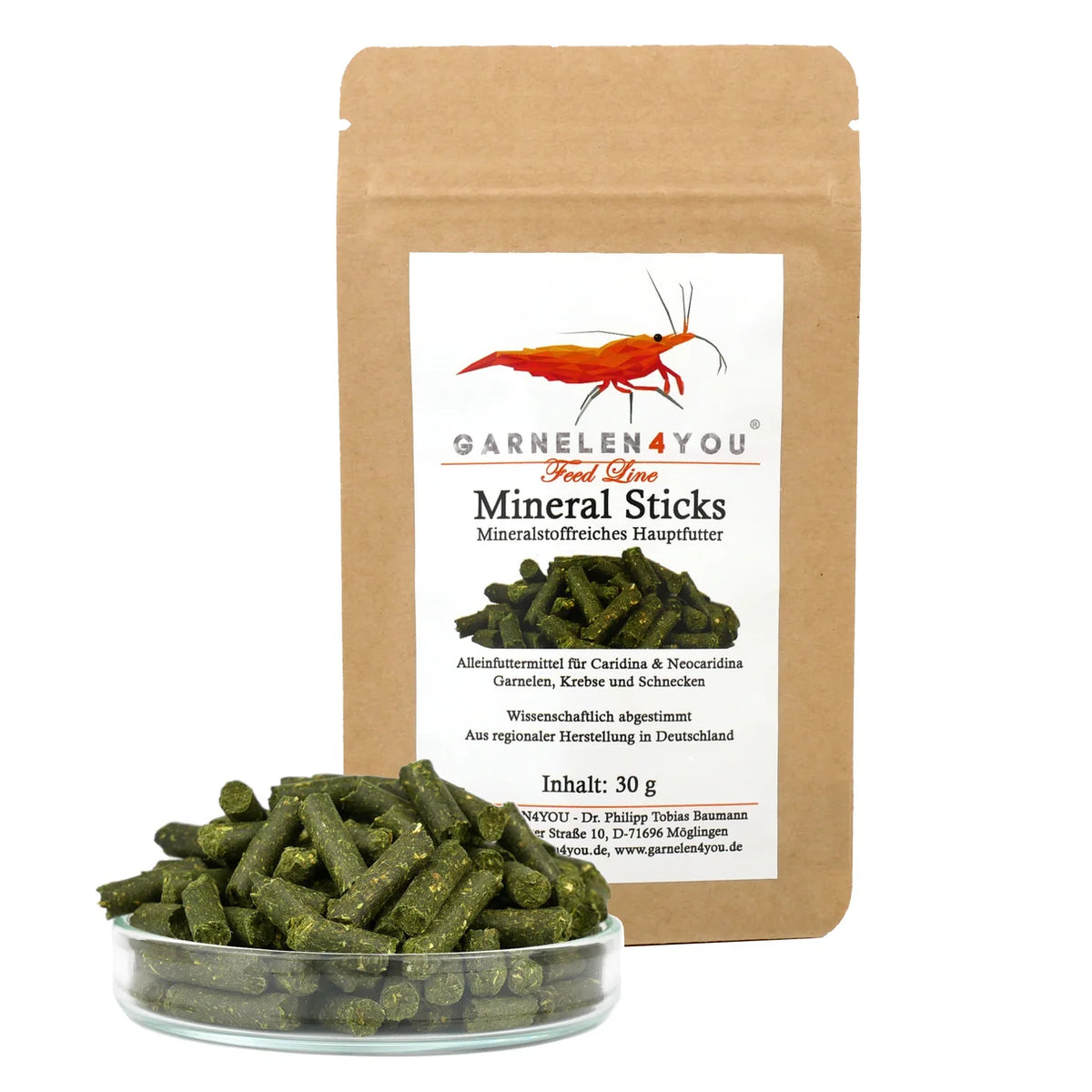 GARNELEN4YOU® Mineral Sticks 30 g